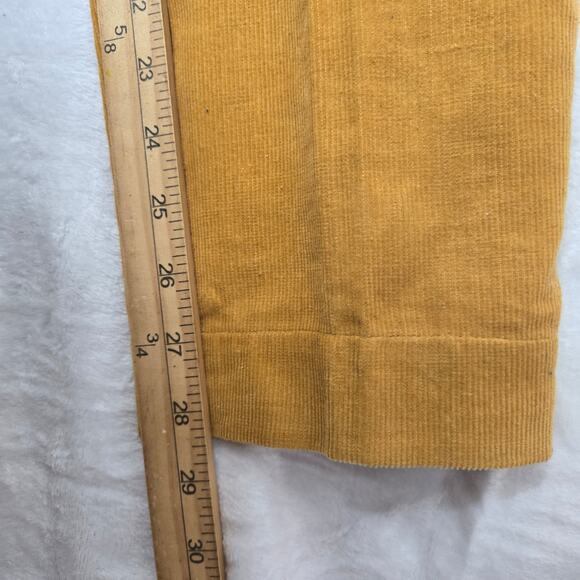 Renny Womens Vtg 90s Y2K Equestrian High Waist Corduroy Leather Riding Pants 8 - Picture 8 of 12